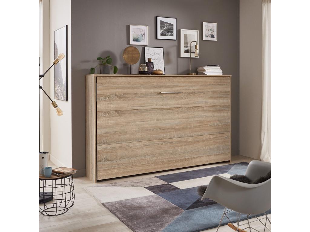 Lit escamotable horizontal 120x200 - L212 cm OZDG10090