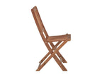Chaises pliables d'extérieur 2 pièces Bois d'Luxameub solide LWKY43628