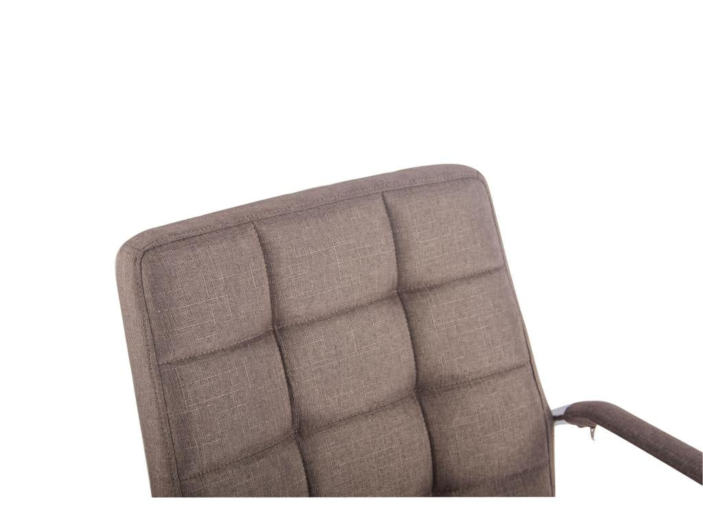 Chaise de bureau - Tissu / Métal chromé - Mobenze QGQQ59082