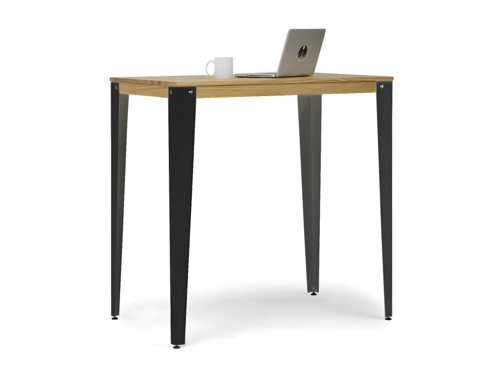 Table Mange debout Mobenze 80x160x110cm Anthracite-Naturel- Meuble Mobenze WVDH28913