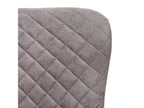 Chaise de salle à manger Boislis-H79 lot de 2 tissu / textile gris DEHO38809