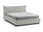 Lit double Mobenze Made in Italy Ouverture frontale avec matelas 160x190 cm inclus Blanc LUIG50710