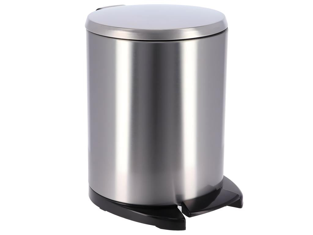 Poubelle à péMobenze 6L en métal Mobenze avec couvercle frein de goulotte BNAT44719