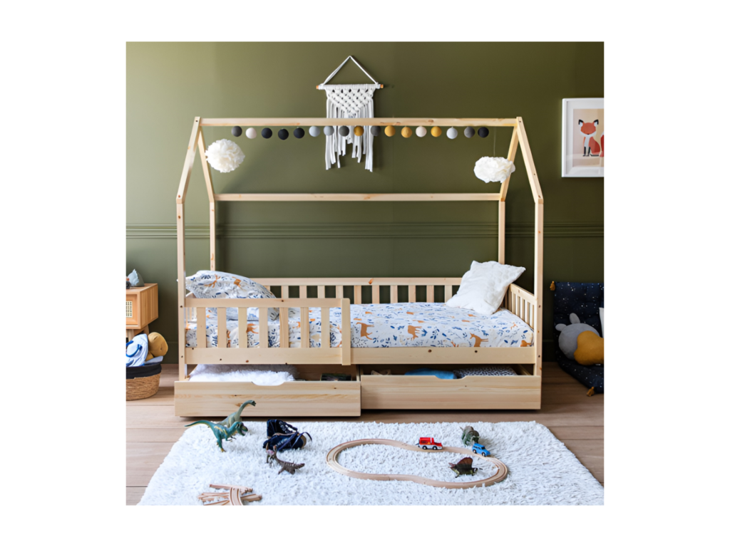 Lit superposé avec tiroirs AKBM50972