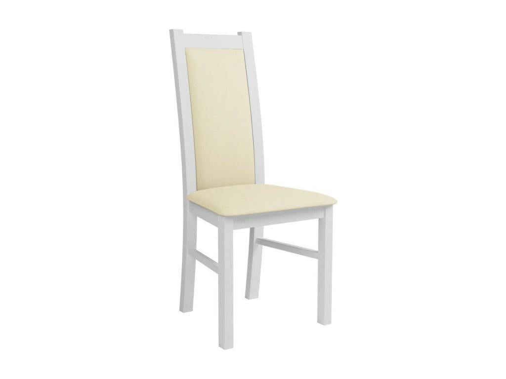 Chaise Mobenze 116 Crème - Blanc 95x44x40cm Faux cuir En Mobenze GMIK01137