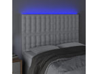 Tête de lit à LED Blanc 144x5x118/128 cm Similicuir JCCT51600