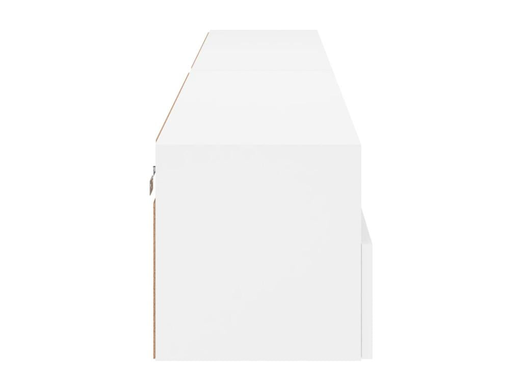 Meubles TV muraux 2 pcs blanc 100x30x30 cm Mobenze d'ingénierie RMHU76876