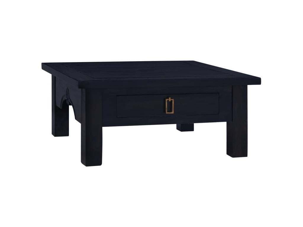 Table basse Café noir clair 68x68x30 Mobenze d'acajou massif GGYF55056