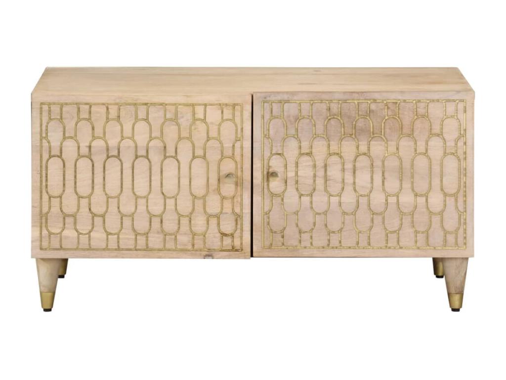 Table basse 80x50x40 Mobenze de manguier massif RZKQ94101