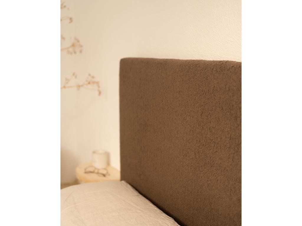 Tête de lit en coton marron 135x80cm - Mobenze XUAD60178