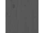 Cadre de lit Gris 120x200 cm Bois de pin massif JYKN28735