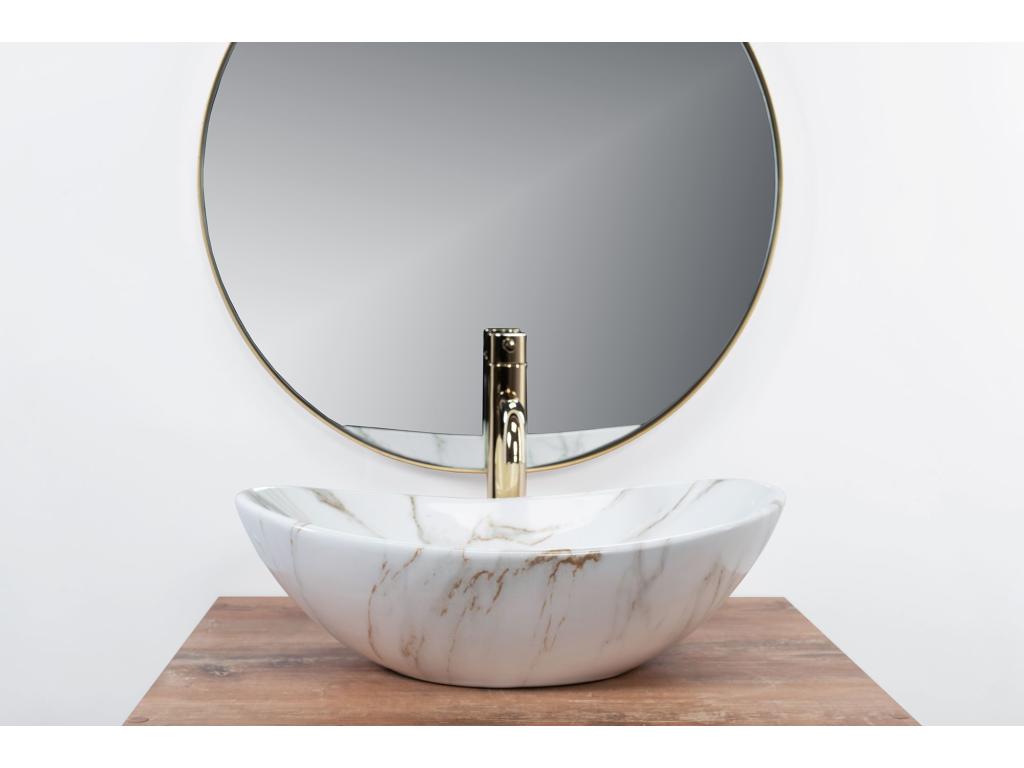 Vasque À Poser Boislis Mini Shiny Aiax White MWVQ58570