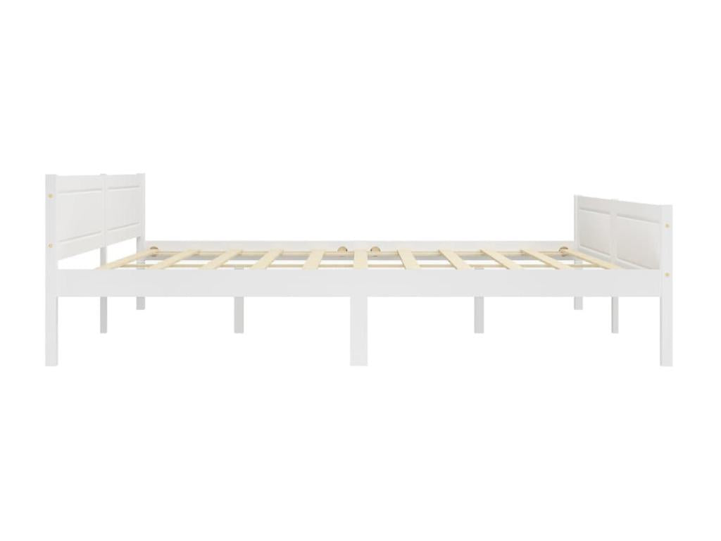 Lit Mobenze de pin massif Blanc 200x200 FHZH67700