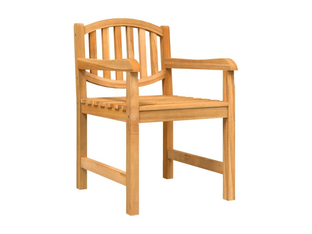 Ensemble à dîner de jardin 4 pièces Mobenze de teck massif IZSU11344