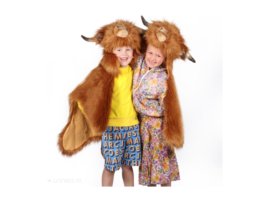 Déguisement enfant en peluche polyester et coton Vache Mobenze AMIJ64261