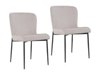 Boislis Lot de 2 chaises de salle à manger Beige RWIN39852