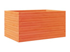 Jardinière cire marron 90x60x46 cm bois de pin massif KFPV60790