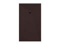 Récepteur de douche chocolat lisse Mobenze grille de couleur - 200x80 cm ANDD02467