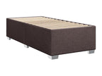 Sommier à Mobenze de lit avec matelas Marron foncé 80x200 cm NRXH40425