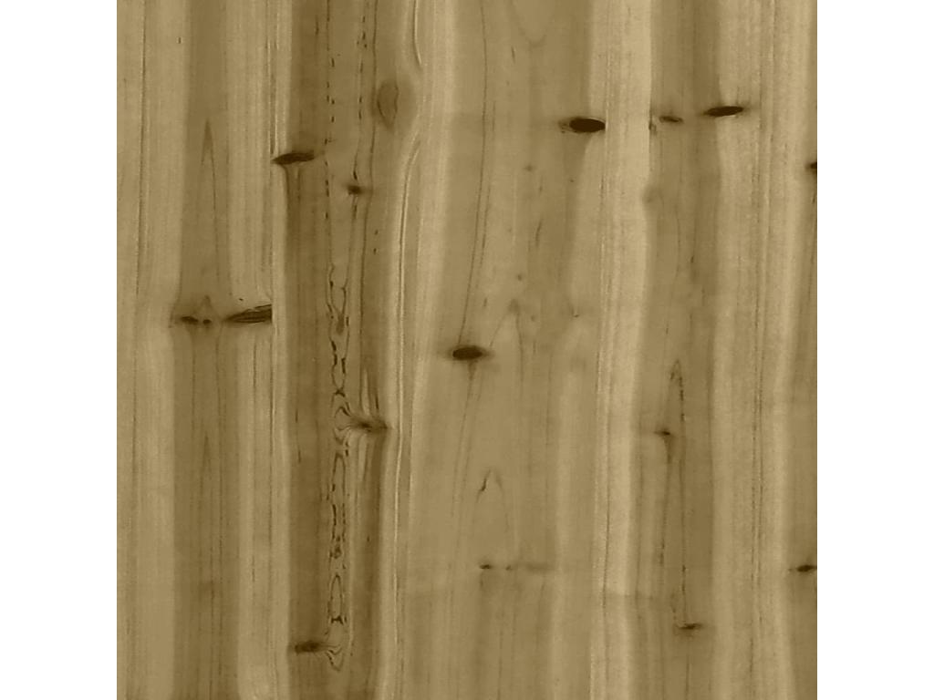 Salon de jardin 3 pcs avec coussins bois de pin imprégné VSBM56413