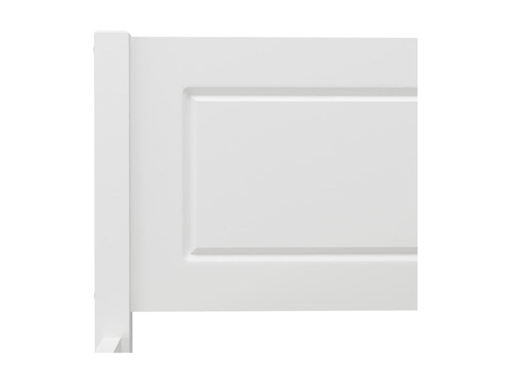 Lit Mobenze de pin massif Blanc 200x200 FHZH67700