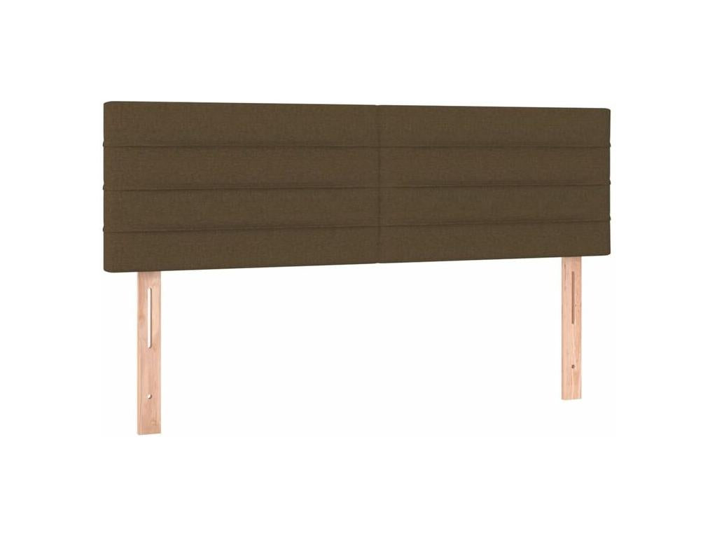 Sommier à Boislis de lit avec matelas Marron foncé 140x190 SVJM87775