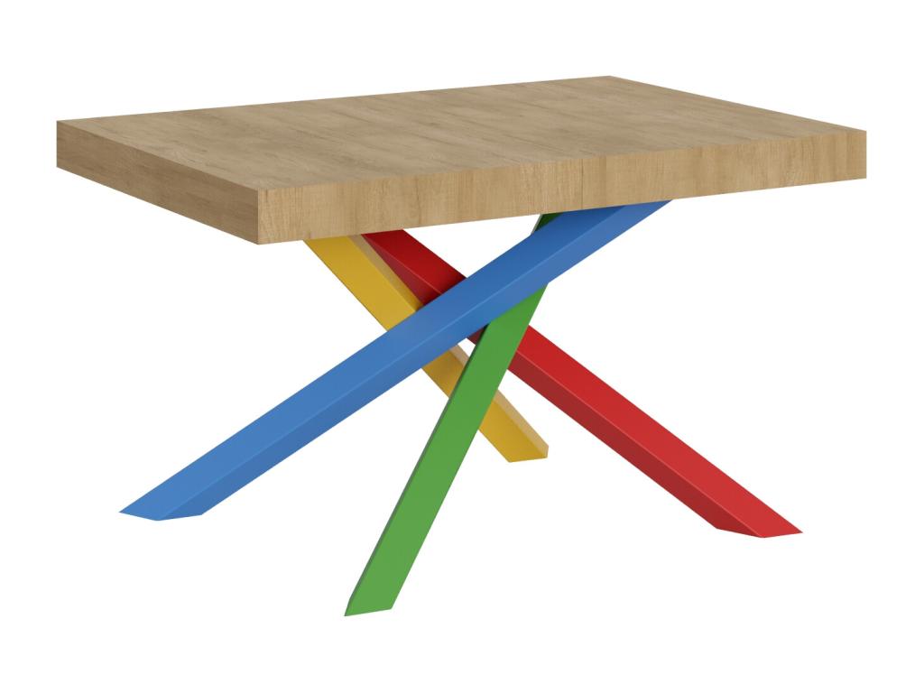 Table extensible 90x140/400 cm Volantis Chêne Nature cadre 4/B KWAB13476
