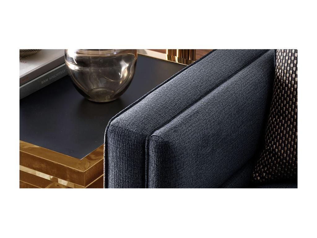 Canapé 2 places en Mobenze - Gris souris RAHX84700