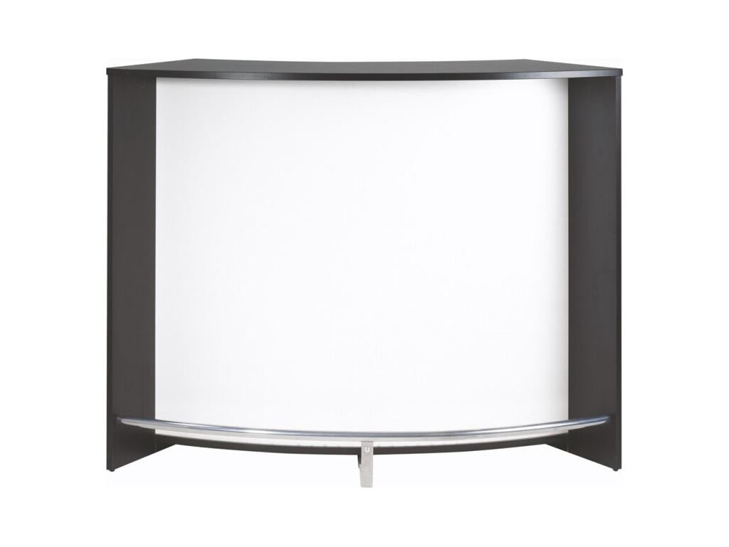 Comptoir de bar blanc et noir Mobenze 134 JLLF97184