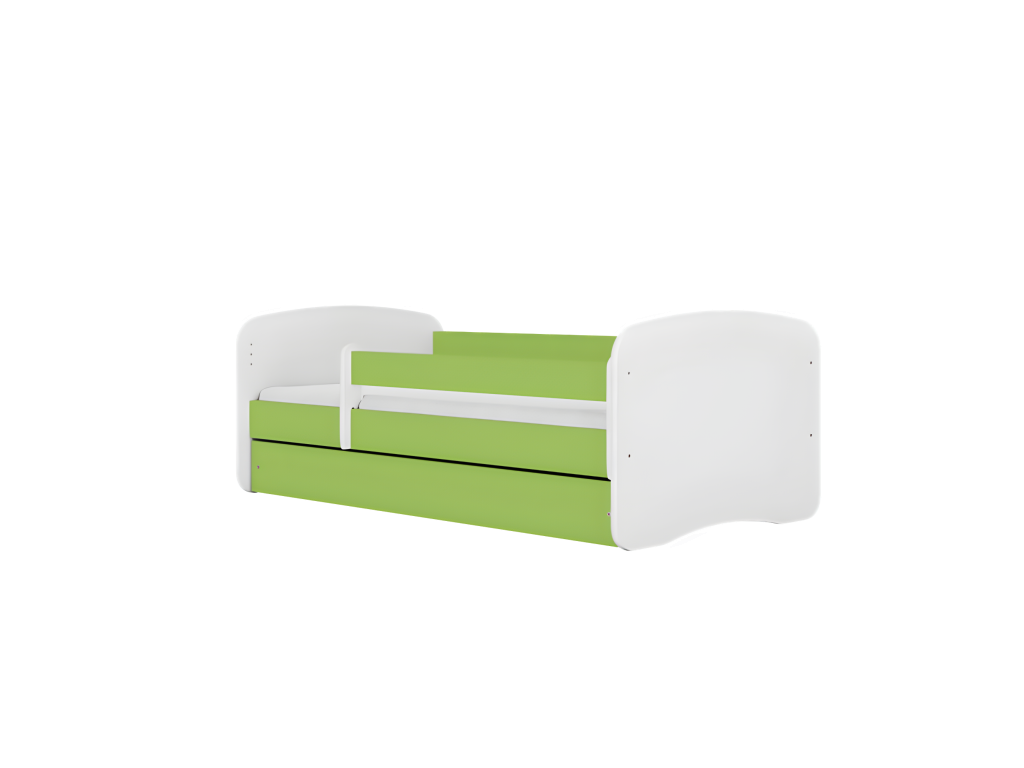 Lit Mobenze vert sans motif avec tiroir sans matelas 180/80 DPUV09732