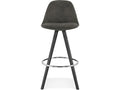 Tabouret de bar design Luxameub PINPAI 65 noir PYTD93789