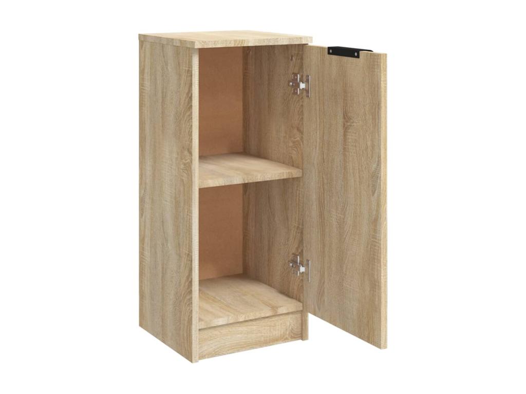 Buffets 2 pcs Chêne Boislis 30x30x70 cm Bois d'ingénierie DDQE73504