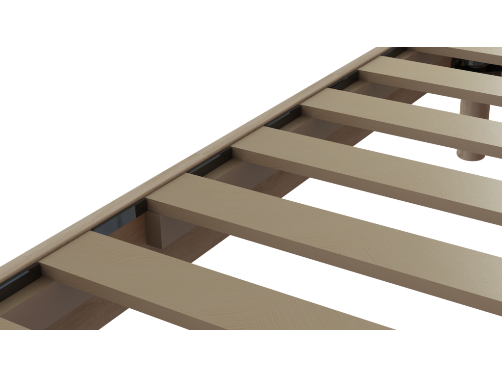 Sommier à Mobenze Easy Mobenze 160x200 Chêne Clair AGTF93442