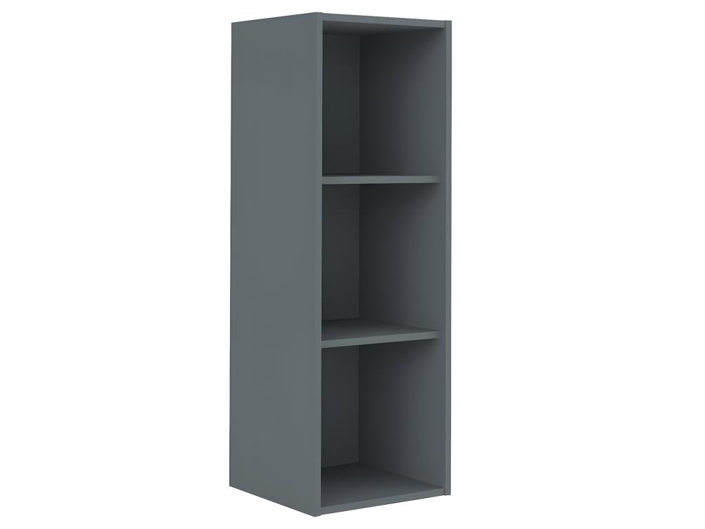 Casier de rangement 3 cases panneaux de fibres gris Mobenze SKGA91961