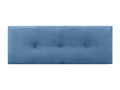 Boislis Tête de Lit Velours Côtelé Uni avec Boutons 150x60 Lits 150/160 - Bleu UEHI36275