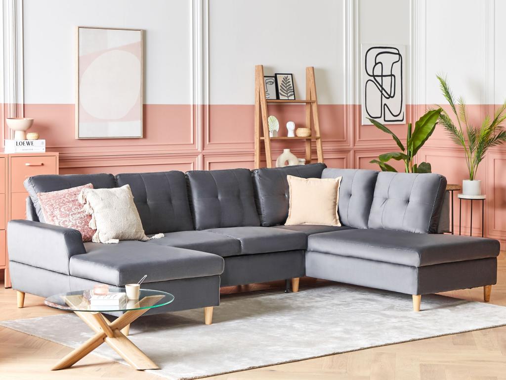 Canapé-lit Mobenze Gris 4 places Mobenze GXHE38985